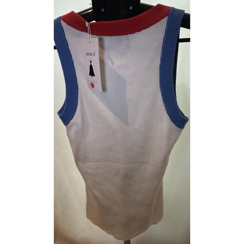 NWT Zesica American Tank Top Women's size L - Picture 2 of 5